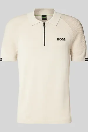 HUGO BOSS Regular Fit Poloshirt mit Label-Print Modell 