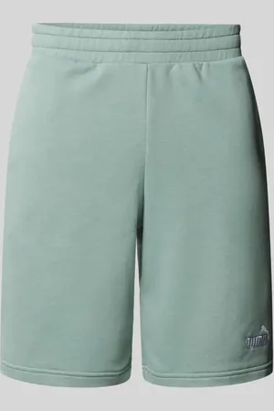 PUMA Regular Fit Sweatshorts mit Label-Stitching in , Größe L