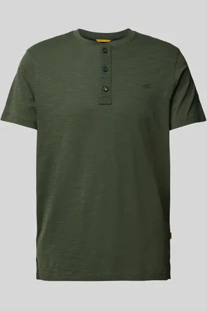 Camel Active T-Shirt mit Serafino-Ausschnitt in , Größe L