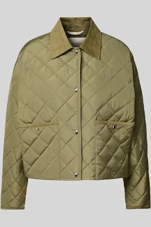 Marc O’ Polo Boxy Fit Steppjacke mit Cord-Kragen in , Größe 34