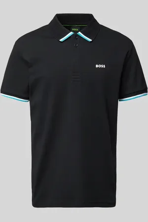 HUGO BOSS Regular Fit Poloshirt mit Label-Print Modell 