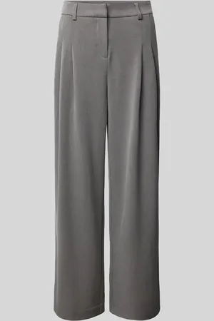 MSCH Baggy Fit Stoffhose mit gelegten Falten Modell 