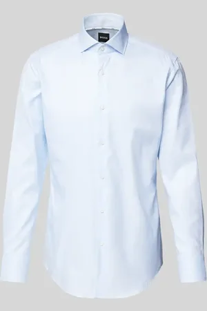 HUGO BOSS Slim Fit Business-Hemd mit Haifischkragen Modell 