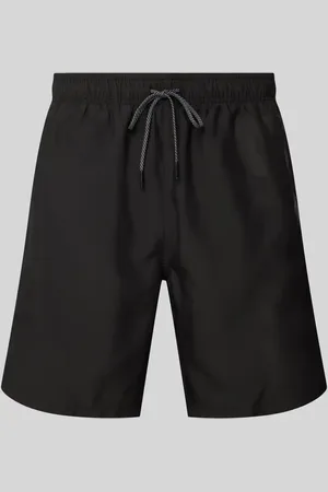 HUGO BOSS Regular Fit Badeshorts mit Label-Print Modell 