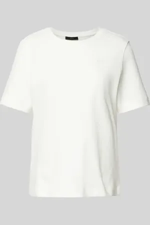 Oui T-Shirt mit Motiv-Stitching in , Größe 44