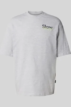 Blend Oversized T-Shirt mit Label-Stitching Modell 