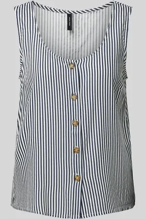 VERO MODA Regular Fit Blusentop aus reiner Viskose Modell 