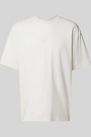 Hugo Blue Oversized T-Shirt mit Label-Detail Modell 