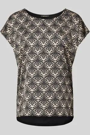 More & More Regular Fit Blusenshirt mit Kappärmeln in , Größe 34