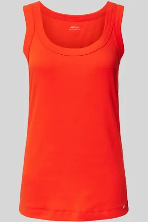 Marc Cain Tanktop mit Label-Applikation in , Größe 34