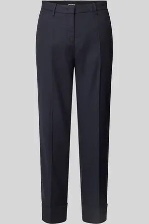Cambio Regular Fit Leinenhose mit Gürtelschlaufen Modell 