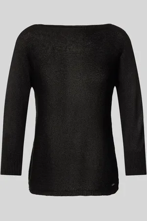 More & More Strickpullover mit U-Boot-Ausschnitt in , Größe 34