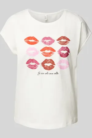 VERO MODA Relaxed Fit T-Shirt aus reiner Baumwolle Modell 