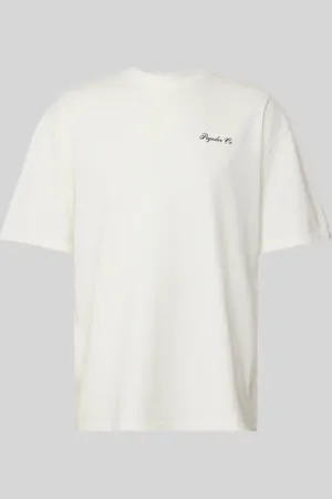 Pegador Oversized T-Shirt mit Label-Print Modell 