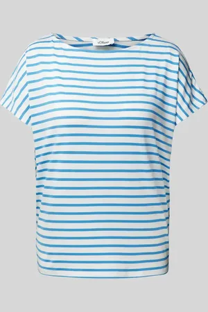 QS by s.Oliver Relaxed Fit T-Shirt aus Viskose-Elasthan-Mix in , Größe 34