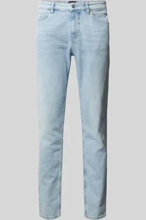 HUGO BOSS Straight Fit Jeans aus reiner Baumwolle Modell 