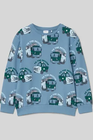 NAME IT Sweatshirt mit gerippten Abschlüssen Modell 