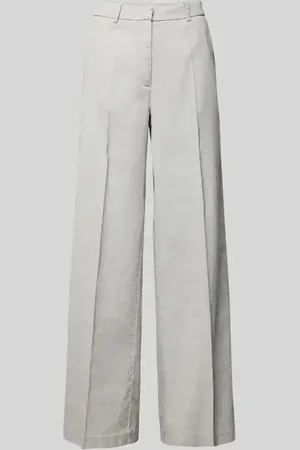 Cambio Relaxed Fit Leinenhose mit Eingrifftaschen in , Größe 38