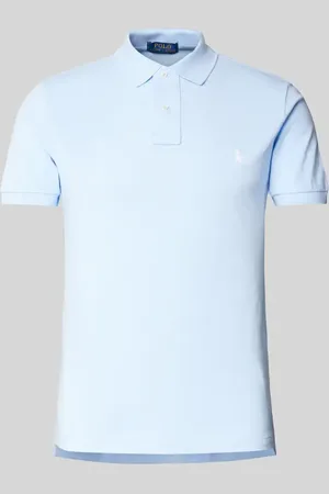 Ralph Lauren Slim Fit Poloshirt mit Label-Stitching in , Größe L
