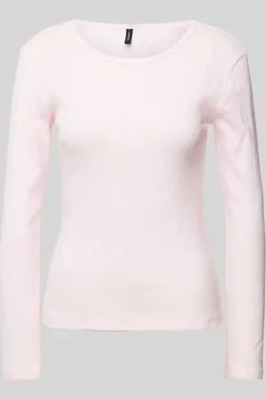 VERO MODA Regular Fit Langarmshirt aus reiner Baumwolle Modell 
