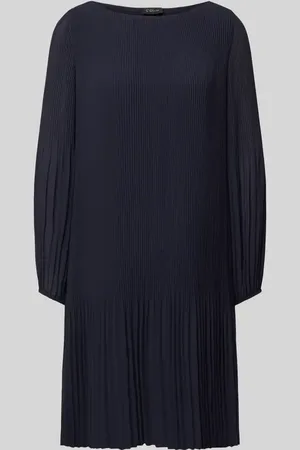 QS by s.Oliver Relaxed Fit Chiffon-Kleid mit Plissee in , Größe 34