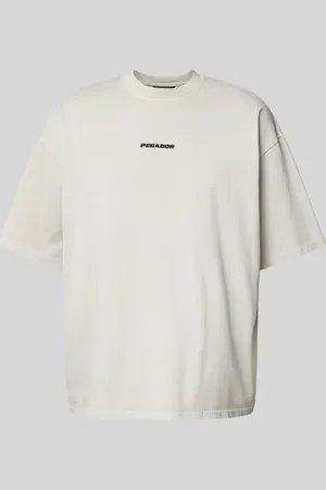Pegador Boxy Fit T-Shirt mit Label-Stitching in , Größe L