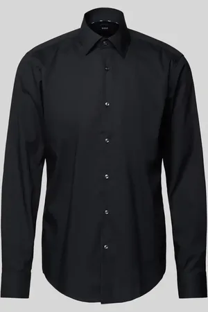 HUGO BOSS Slim Fit Businesshemd aus Popeline mit Stretch-Anteil in , Größe 39