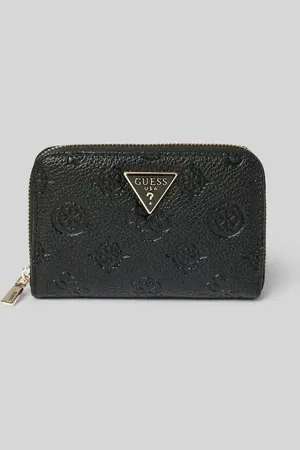 Guess Portemonnaie mit Logo-Applikation Modell 
