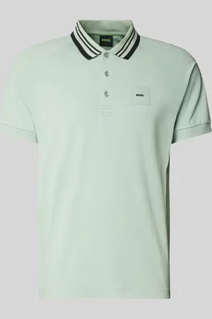 HUGO BOSS Regular Fit Poloshirt mit Label-Badge Modell 