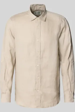 Scotch&Soda Regular Fit Leinenhemd mit Kentkragen in , Größe L
