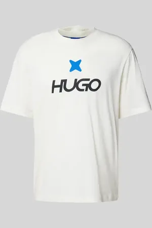 Hugo Blue T-Shirt mit Label-Print Modell 