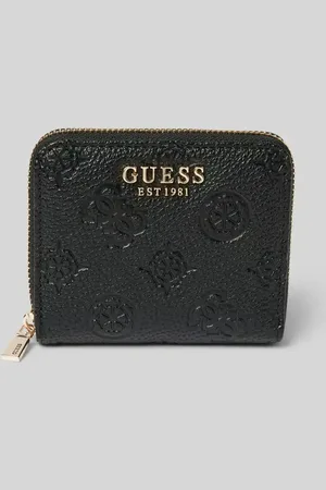 Guess Portemonnaie mit Label-Applikation Modell 