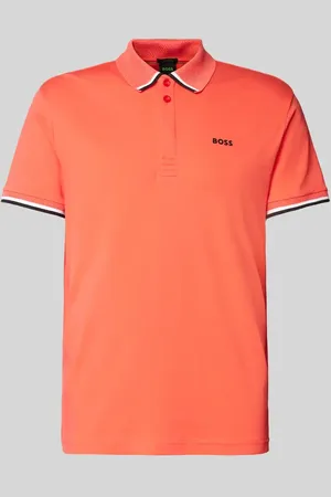 HUGO BOSS Regular Fit Poloshirt mit Label-Print Modell 