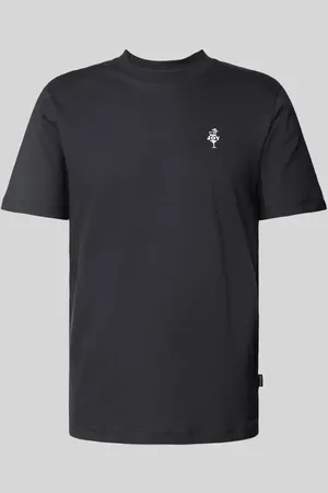 Blend T-Shirt mit Label-Print Modell 
