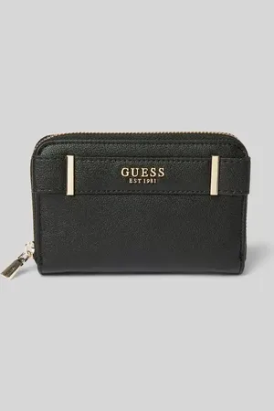 Guess Portemonnaie mit Label-Applikation Modell 