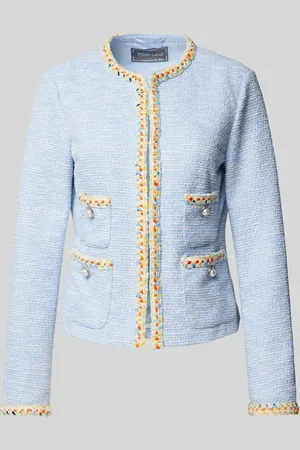 White Label Slim Fit Blazer in Bouclé-Optik in , Größe 40