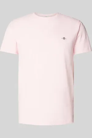 GANT Slim Fit T-Shirt mit Label-Stitching in , Größe 4XL