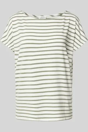 QS by s.Oliver Relaxed Fit T-Shirt aus Viskose-Elasthan-Mix in , Größe 42