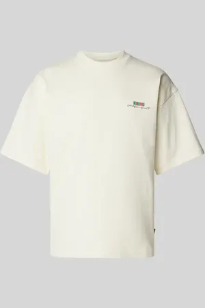 Woodbird T-Shirt mit Label-Stitching Modell 