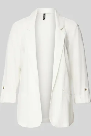 VERO MODA Loose Fit Kurzblazer aus Viskose-Leinen-Mix Modell 