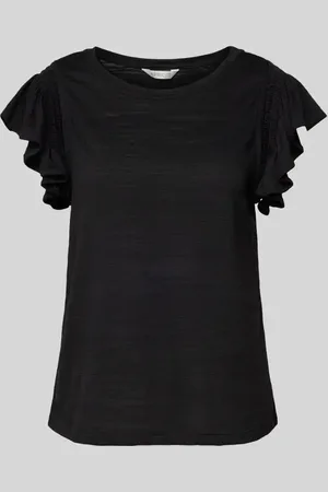 Apricot T-Shirt mit Strukturmuster in , Größe L
