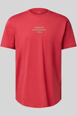 Armani Exchange Regular Fit T-Shirt aus reiner Baumwolle in , Größe L