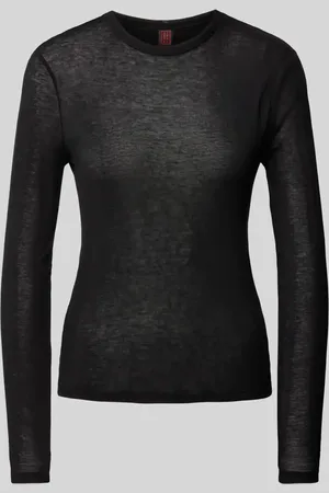 Stefanel Longsleeve in semitransparentem Design in , Größe L