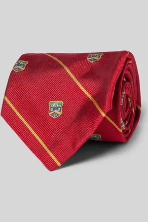 Ralph Lauren Seidenkrawatte mit Motiv-Stitching in , Größe 1