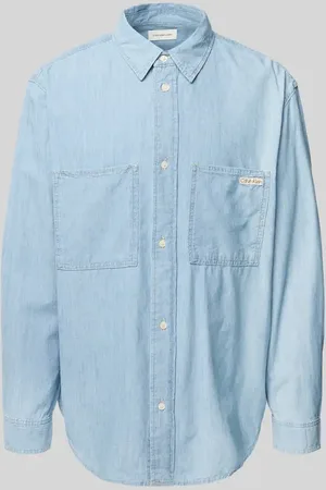 Calvin Klein Regular Fit Jeanshemd mit aufgesetzten Brusttaschen in , Größe L