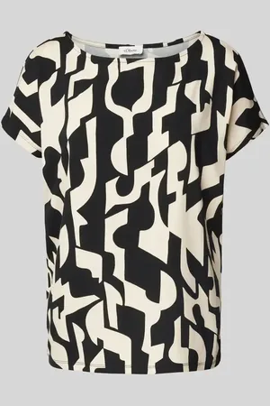 QS by s.Oliver Relaxed Fit T-Shirt aus Viskose-Elasthan-Mix in , Größe 36
