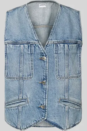 Jake*s Jeansweste mit Brusttaschen in , Größe 34