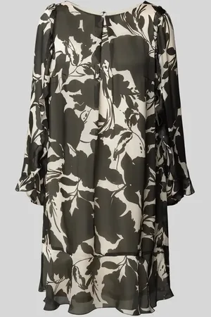 Swing Knielanges Cocktailkleid mit Schlüsselloch-Ausschnitt in , Größe 34