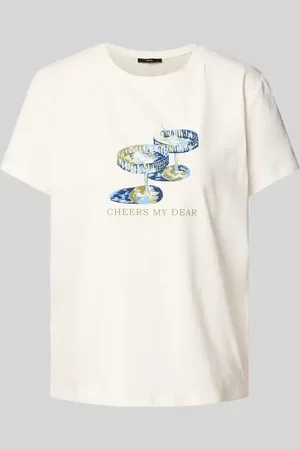 Zero Loose Fit T-Shirt mit Rundhalsausschnitt in , Größe 36