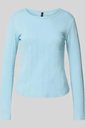 VERO MODA Regular Fit Langarmshirt aus reiner Baumwolle Modell 